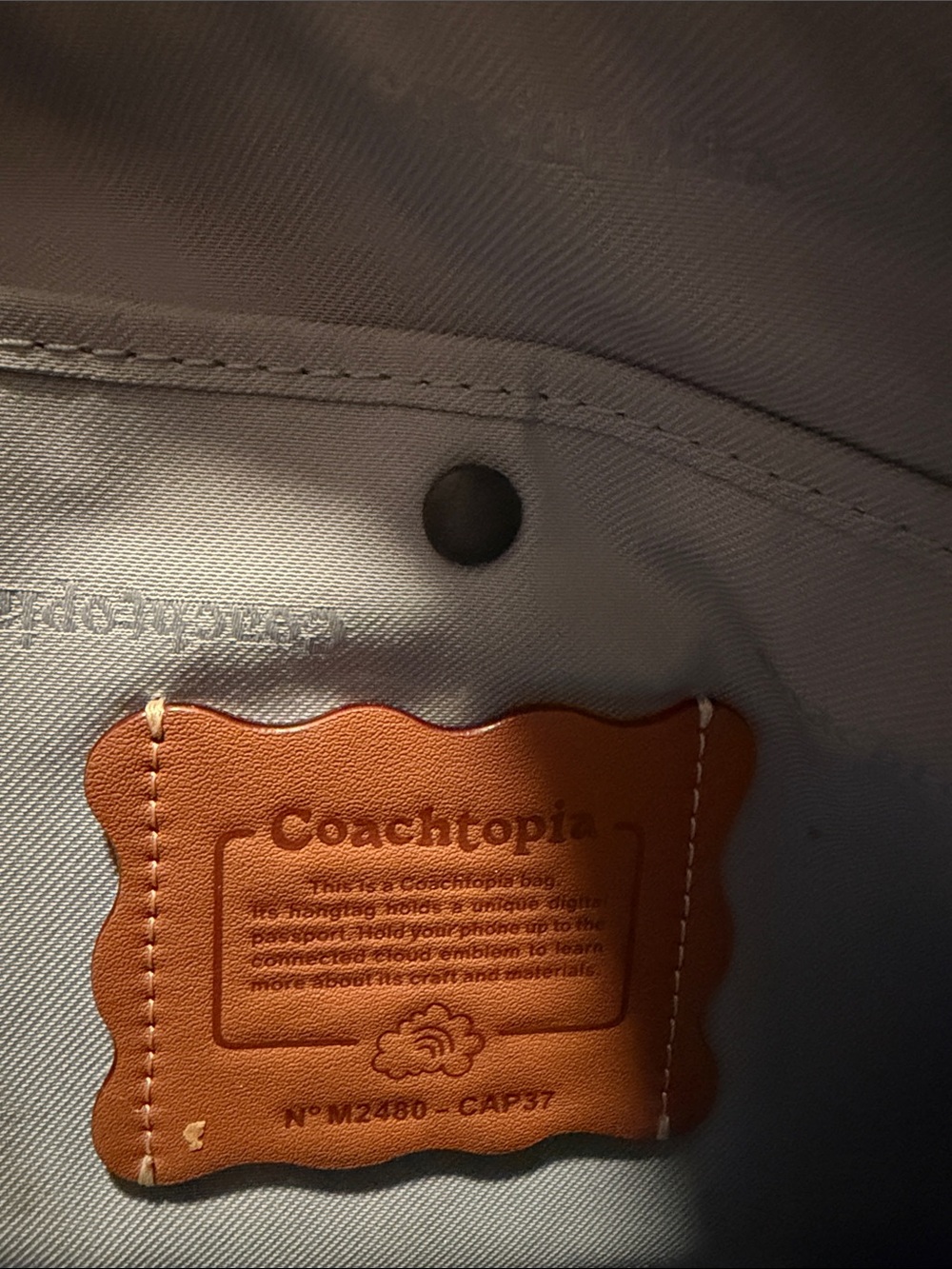 Coach alter ego denim bag limited edition - Picture 2 of 7